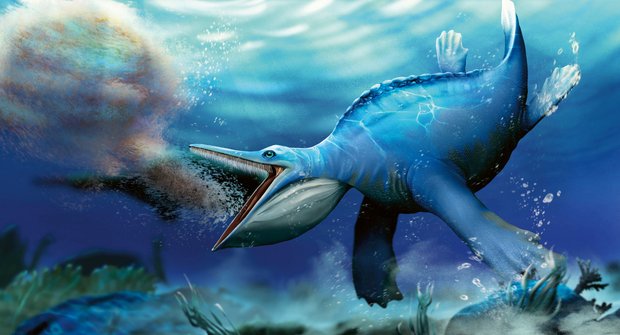 Ještěr Hupehsuchus s velrybí tlamou: Evoluce překvapila!