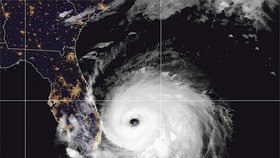 Satelitní snímek hurikánu