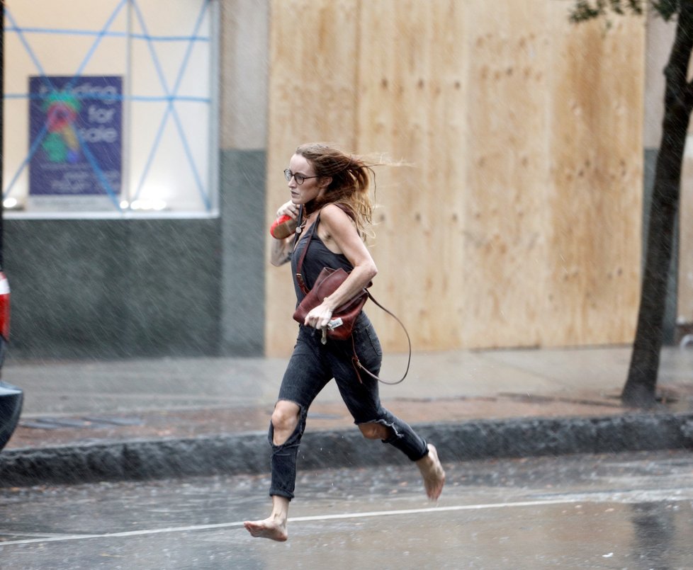 Hurikán Florence pustoší USA (14.9.2018)