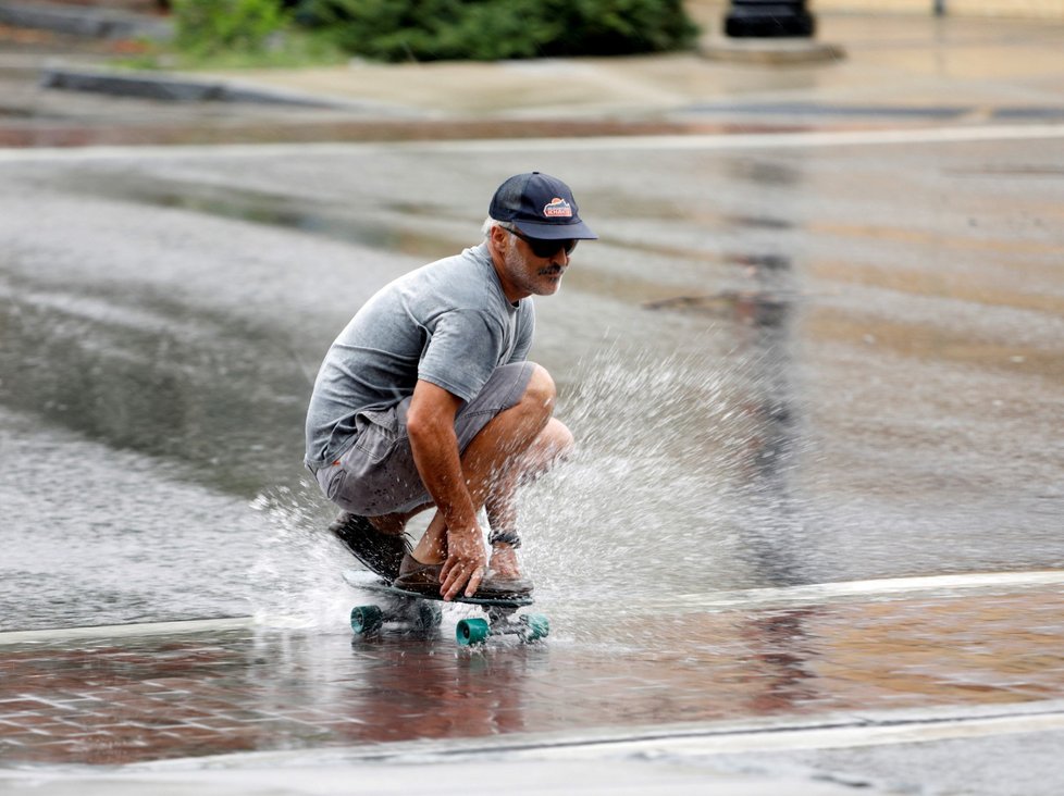 Hurikán Florence pustoší USA (14.9.2018)