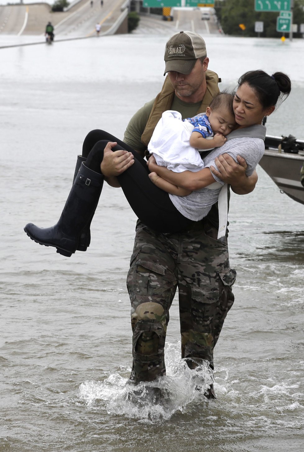 Americký Texas postihly mohutné záplavy kvůli tropické bouři Harvey.