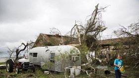 Americký stát Texas sužuje hurikán Harvey.