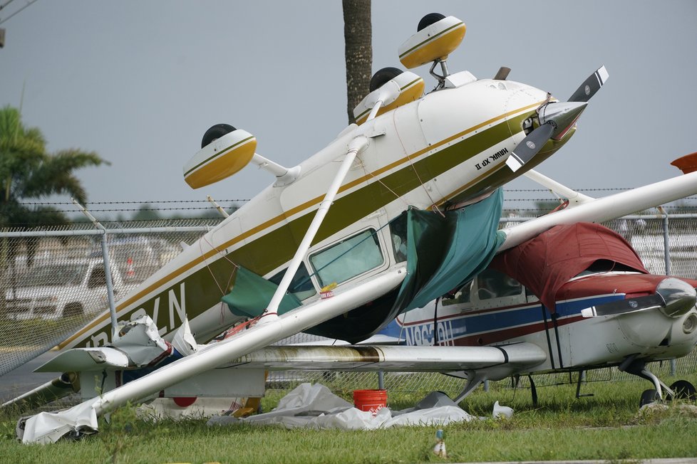 Hurikán Ian na Floridě (28. 9. 2022)