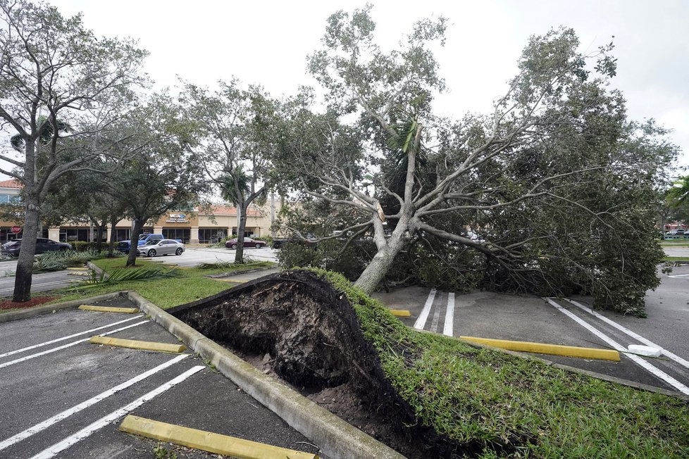 Hurikán Ian na Floridě (28. 9. 2022)