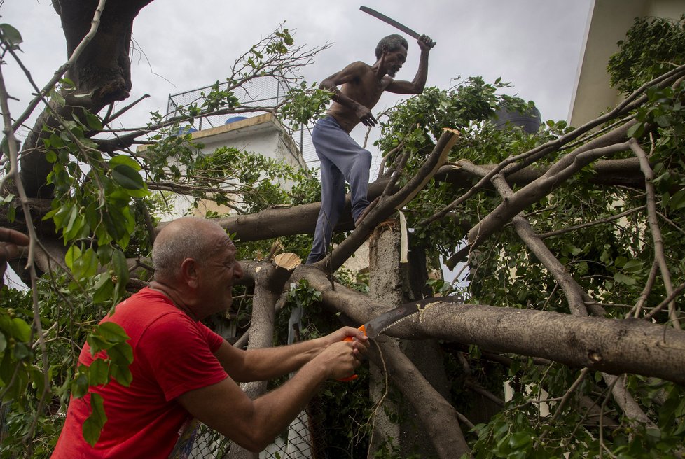 Hurikán Ian udeřil na Kubě (28. 9. 2022)