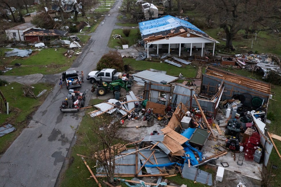 Pozůstatky hurikánu Ida pustošily USA (1. 9. 2021)