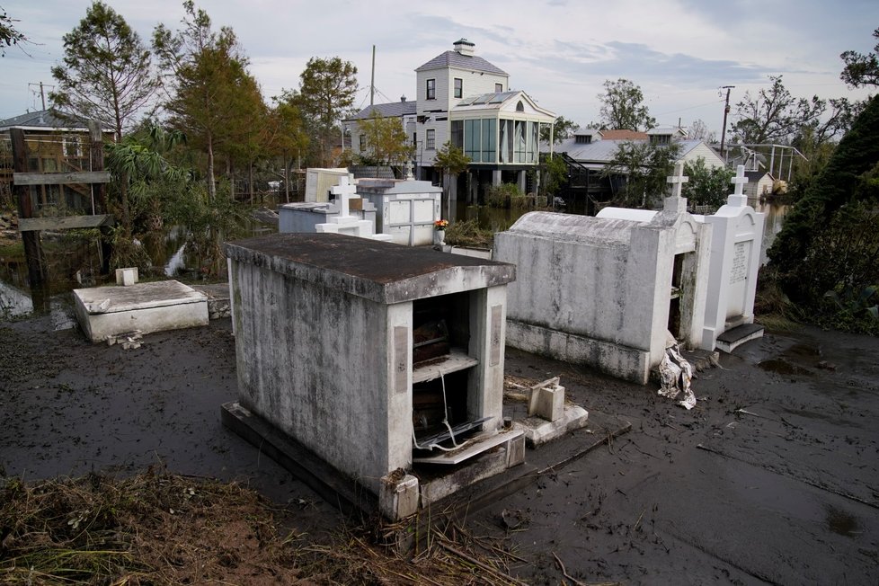 Pozůstatky hurikánu Ida pustošily USA (1. 9. 2021)
