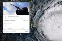Tisíce Američanů chtějí střílet na hurikán Irma. Vtípek se zvrhl a zaplavil sociální sítě