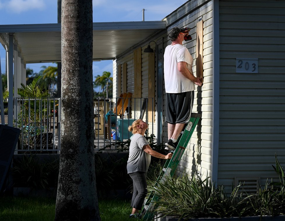 Florida se chystá na úder hurikánu Irma.