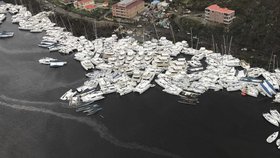 Hurikán Irma dál pustoší Karibik, zasáhl i Kubu.