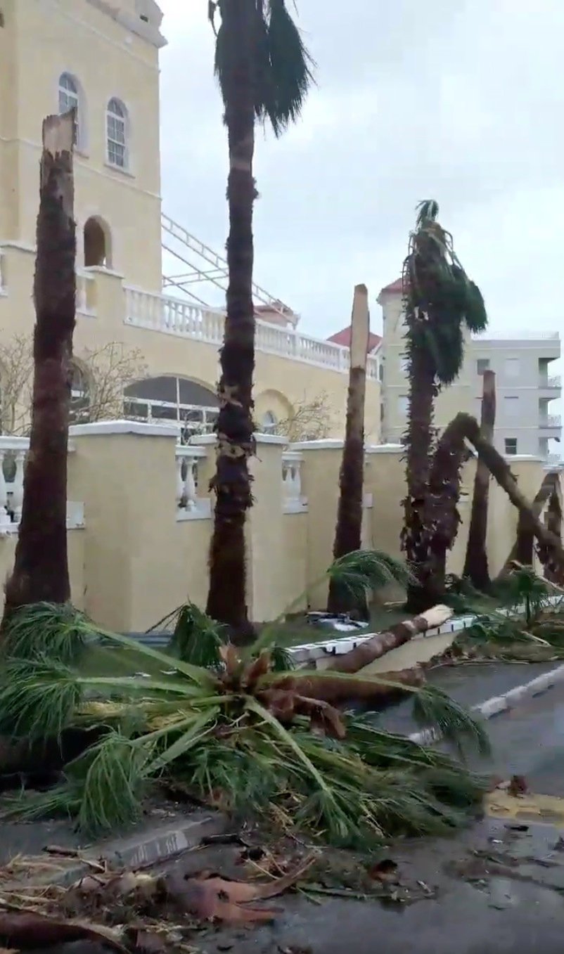 Hurikán Irma zasáhl ostrov Svatého Martina