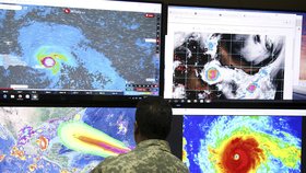 Na Karibik se řítí hurikán Irma, největší za několik desetiletí