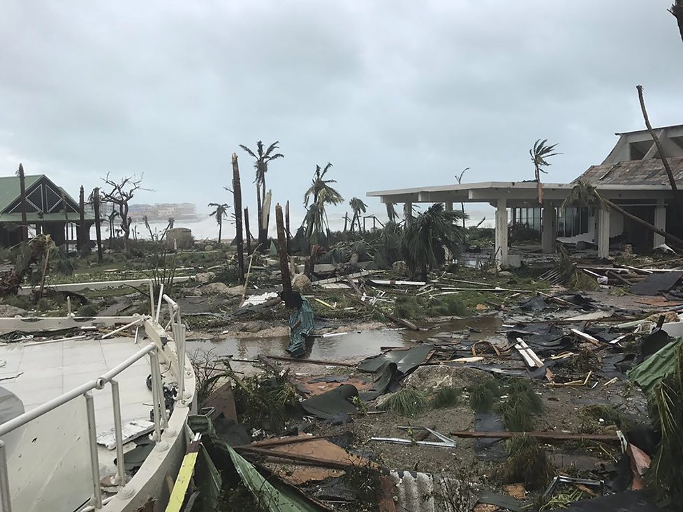 Hurikán Irma zpustošil ostrov Svatý Martin