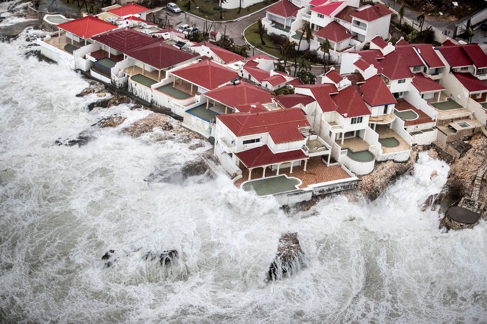 Hurikán Irma zpustošil ostrov Svatý Martin