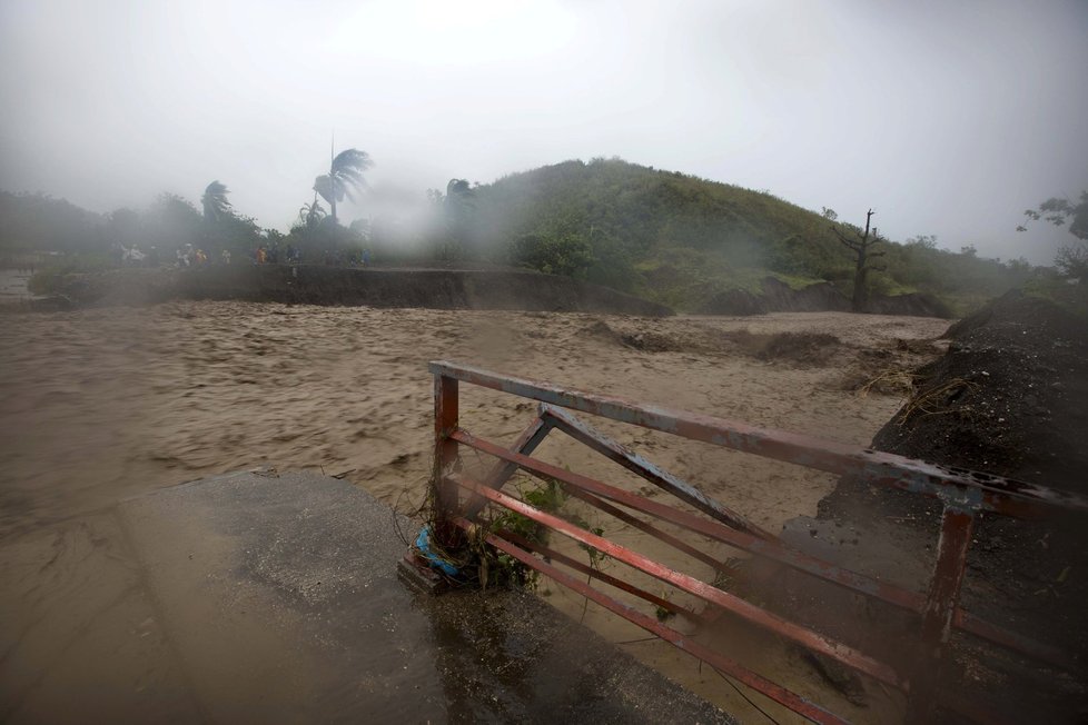 Následky hurikánu Matthew, který se přehnal přes Haiti a Bahamy.