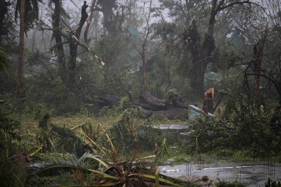 Následky hurikánu Matthew, který se přehnal přes Haiti a Bahamy.