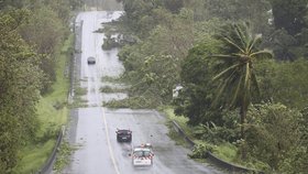 Rozmary počasí v Karibiku: Hurikán Maria zasáhla ostrovy Guadeloupe, Dominica i  Portoriko.