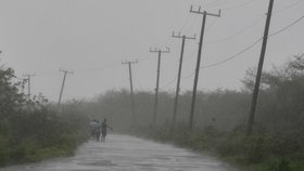 Řádění hurikánu Melissa v Karibiku (29.10.2025)