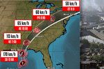 Hurikán Nate se blíží k americké pevnině. USA by měl zasáhnout v sobotu v noci. Udeřit může i na New Orleans. Město před 12 lety zpustošil hurikán Katrina (snímek vpravo).