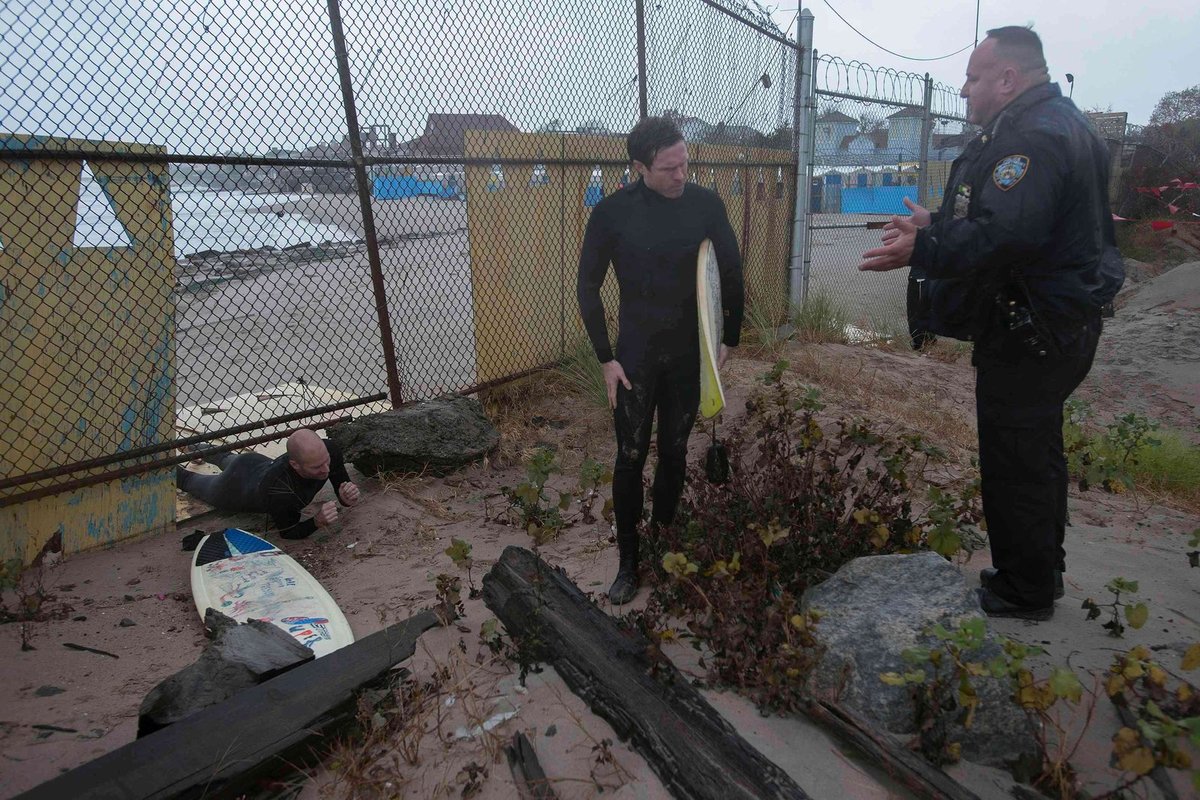 Takhle řádil hurikán Sandy.