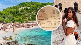 Šokující účet z chorvatské restaurace: Turistka na Hvaru zaplatila za večeři skoro 10 tisíc!