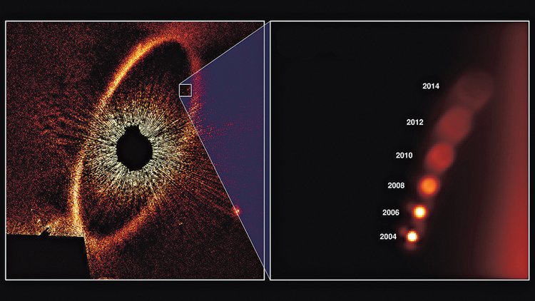 Exoplaneta u hvězdy Fomalhaut je ve skutečnosti jen oblak prachu