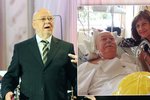 Kapelník Václav Hybš (79) ještě dokázal se srdcem, které skoro nepracovalo, dojít k lékařce. Pak už ujížděl na sál.