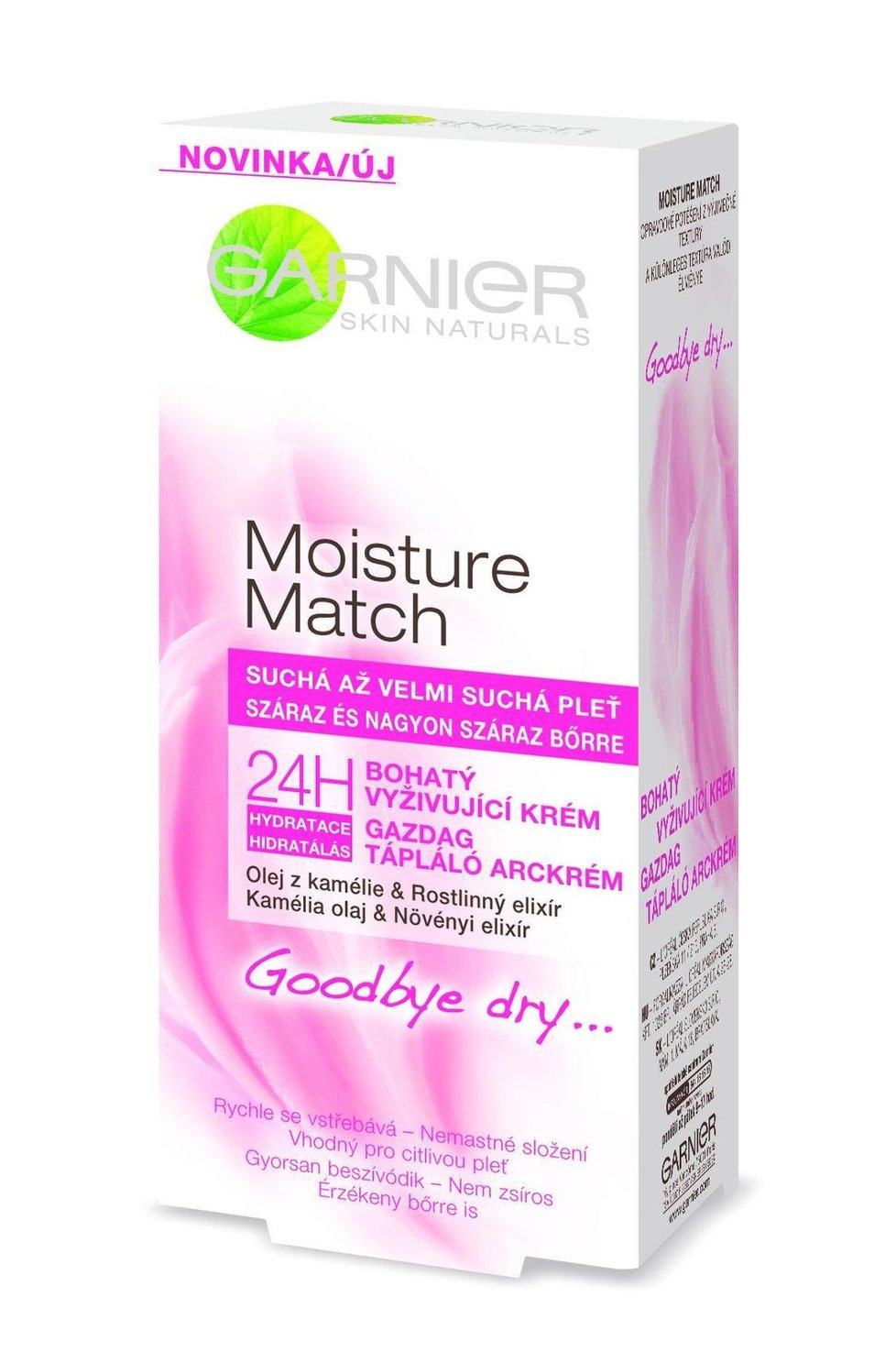 Moisture Match Goodbye Dry..., Garnier, 159 Kč.