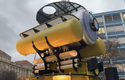 Hydronaut Projekt stojí před budovou ČVUT v Praze