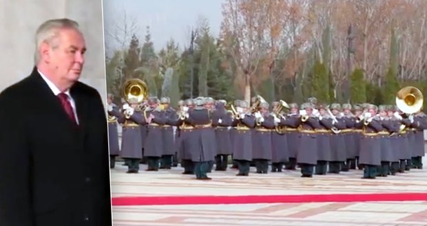 Zemanovi v Tádžikistánu zahráli totálně falešnou hymnu: Z toho vám prasknou bubínky! 