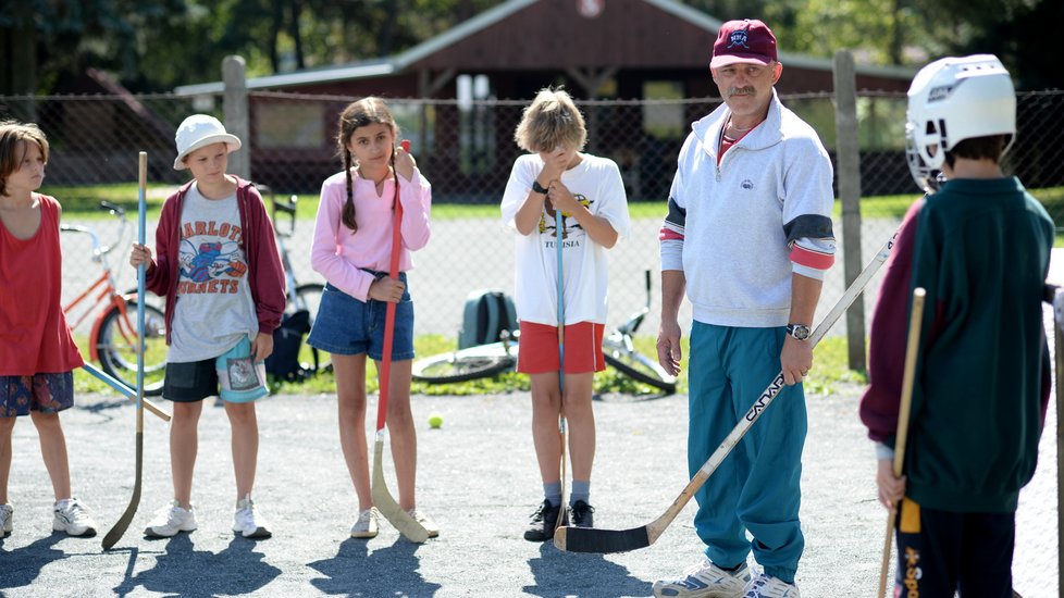 Hynek Čermák jako trenér ve filmu Děti Nagana