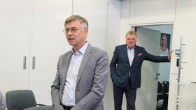 Šéf ČT Hynek Chudárek se svým zástupcem Milanem Fridrichem