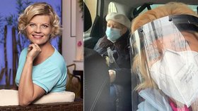 Moderátorka Martina Vrbová Hynková odvezla nemocnou maminku do nemocnice.