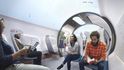 Podoba futuristického nádraží budoucnosti pro hyperloop. 