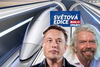 Levitující rychlovlak v potrubní poště. Branson závodí v Muskově projektu hyperloop