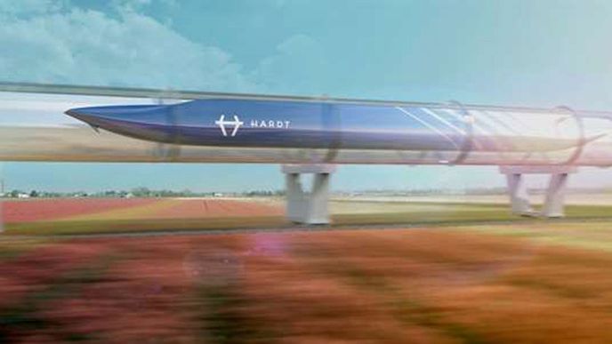 Amsterdam a Paříž by měl do roku 2021 spojovat Hyperloop