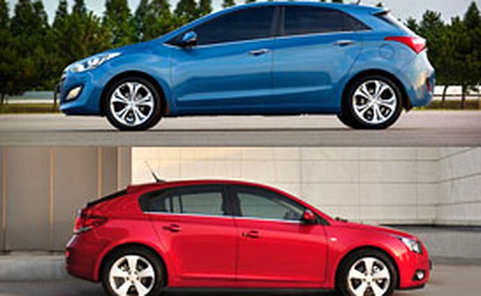 Hyundai i30 vs Chevrolet Cruze: Co koupit?