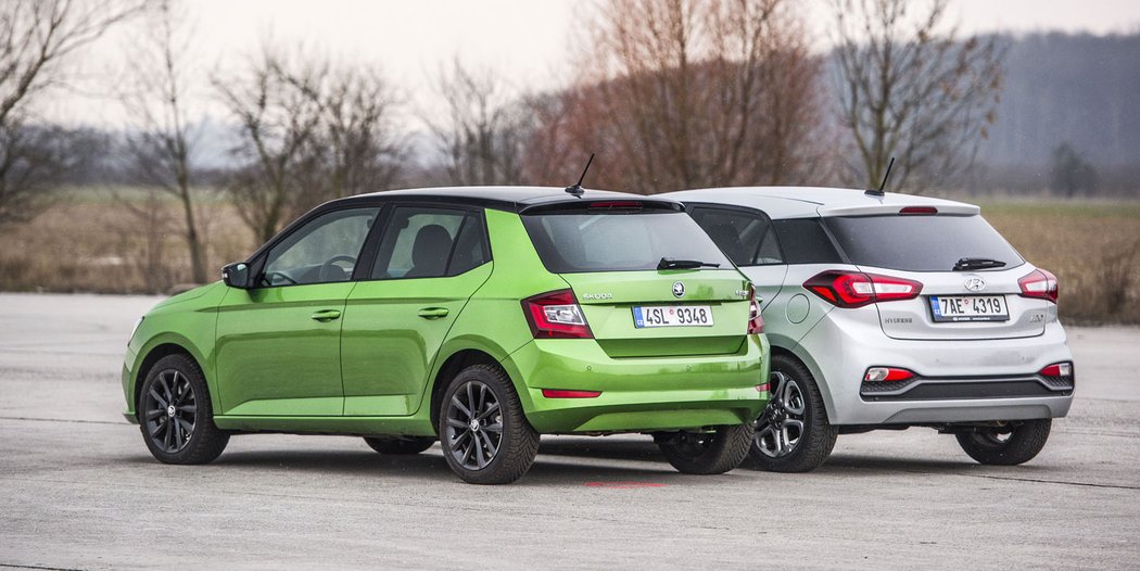 Hyundai i20 1.0 T-GDI 7DCT vs. Škoda Fabia 1.0 TSI DSG