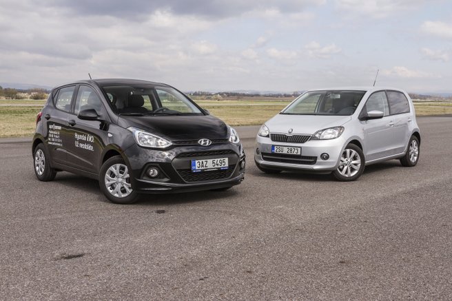 Hyundai i10 1.0i/48,5 kW vs. Škoda Citigo 1.0 MPI/55 kW