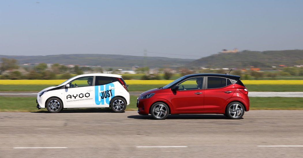 Hyundai i10 1.0i vs. Toyota Aygo 1.0 VVT-i