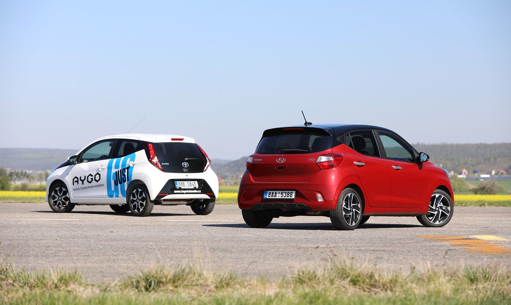 Hyundai i10 1.0i vs. Toyota Aygo 1.0 VVT-i