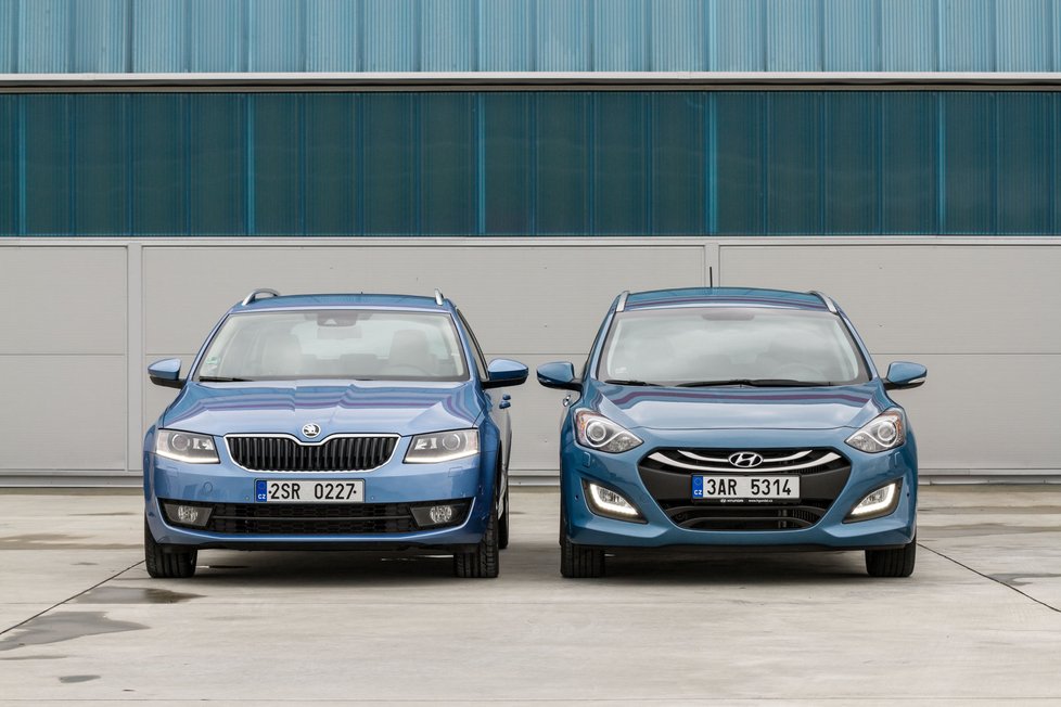 Hyundai i30 1.6 CRDi vs. Škoda Octavia 1.6 TDI