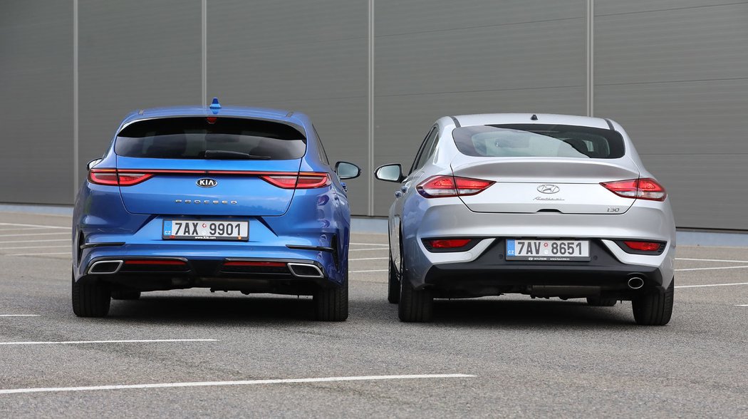 Hyundai i30 Fastback vs. Kia Proceed 1.6 CRDi