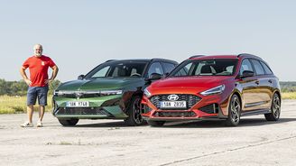 Hyundai i30 Kombi 1.6 T-GDI 7DCT vs. Opel Astra ST Hybrid 1.2 Turbo eDCT6 – Podle úspěšného vzorce Hyundai i30 Kombi 1.6 T-GDI 7DCT vs. Opel Astra ST Hybrid 1.2 Turbo eDCT6 – Podle úspěšného vzorce
