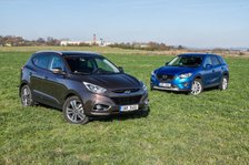 Hyundai ix35 2.0 CRDi vs. Mazda CX-5 2.2 Skyactiv-D