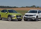 TEST Hyundai Kona 1.0 T-GDI vs. Volkswagen T-Cross 1.0 TSI – Malé crossovery letí