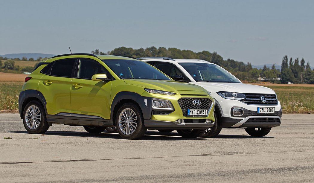 Hyundai Kona 1.0 T-GDI vs. Volkswagen T-Cross 1.0 TSI