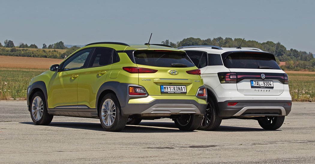 Hyundai Kona 1.0 T-GDI vs. Volkswagen T-Cross 1.0 TSI