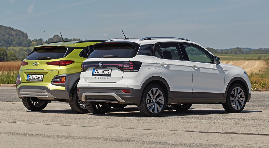 Hyundai Kona 1.0 T-GDI vs. Volkswagen T-Cross 1.0 TSI