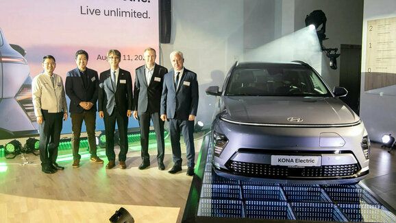 Hyundai zahájil v Nošovicích výrobu nového elektromobilu Kona Electric